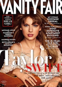 Taylor Swift on cover of Vanity Fair