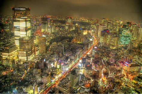 tokyo at night