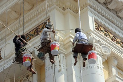 vietnam french building painting